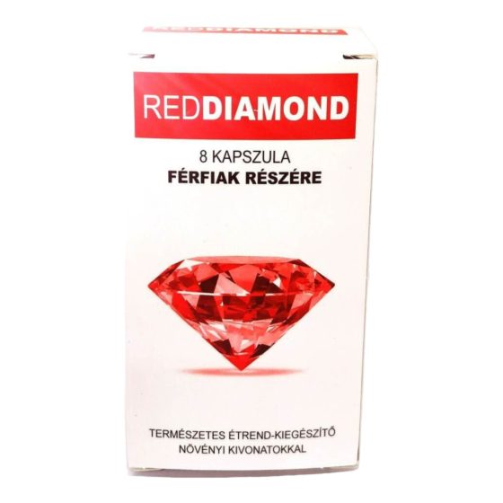 Roter Diamant - natürliches Nahrungsergänzungsmittel für Männer (8 Stück)