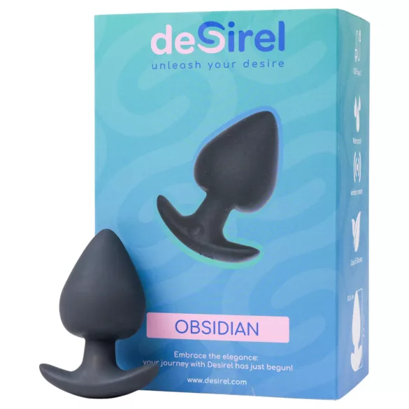 Desirel Obsidian - Intelligenter Anal-Vibrator (Schwarz)