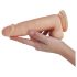 / Desirel Titan - naturgetreuer Dildo mit Hoden (natur)