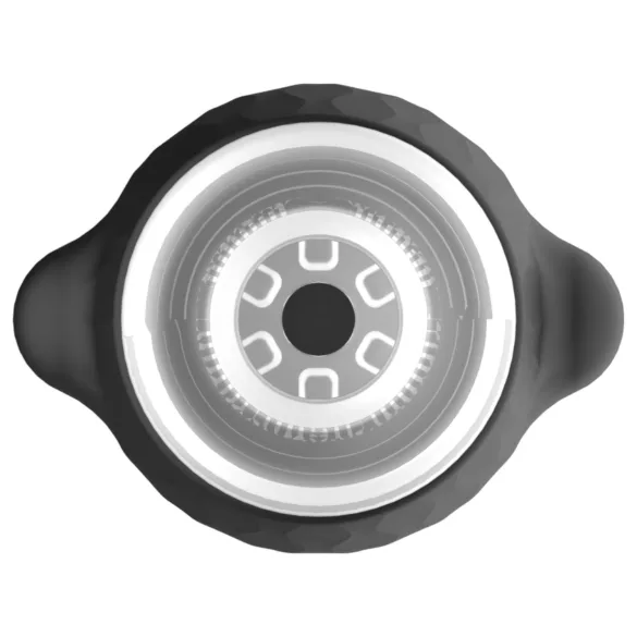 Lonely Anne - Akku, vibrierender Saugmasturbator (schwarz)