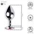 Desirel Pink Jewel S - Anal-Plug (Silber-Rosa)