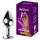 Desirel Pink Juwel M - Anal Plug (Silber-Pink)