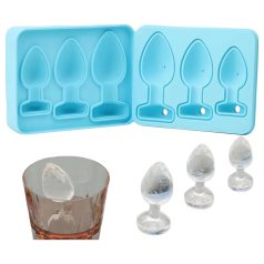 Anal-Plug Eiswürfelform (Blau)