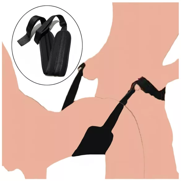 Lonely - BDSM Sex-Halfter (schwarz)