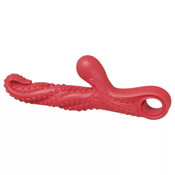 Krake-Vibrator mit Schwingarm (Rot)