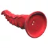 Roter ferngesteuerter Saugnapf-Oktopus-Vibrator