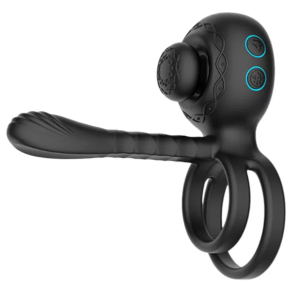 Biu-Biu - Penisring und Partnervibrator (schwarz)