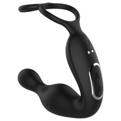   Lonely - rotierender Prostata-Vibrator mit Penissring (schwarz)