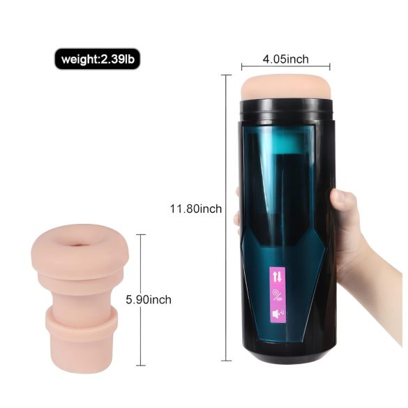 Lonely - Stoßender, stöhnender Masturbator (Schwarz)