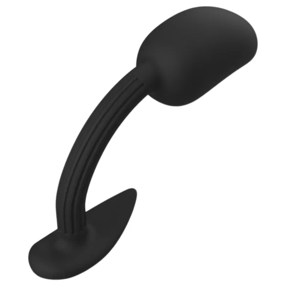 Kangvo - magnetischer Prostata-Massagegerät Analplug mit Kugellagerrolle (schwarz)