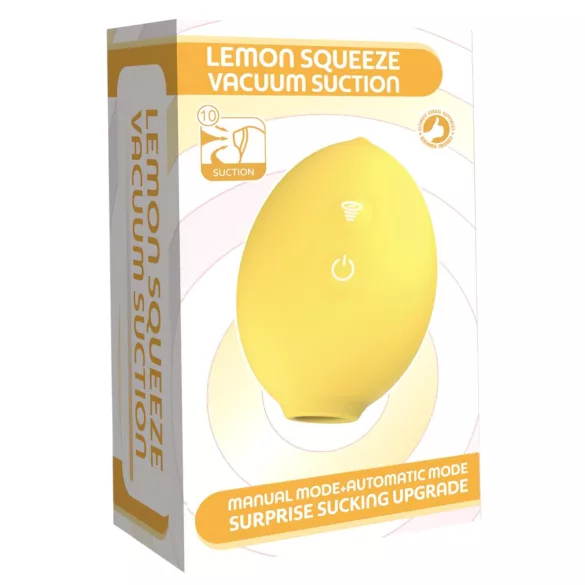 Lemon Squeeze - klitorale Saugvibrator in Zitronenform (gelb)