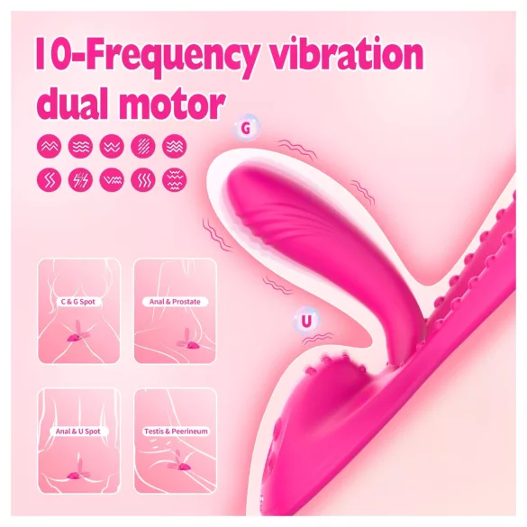 Mroow - flexibler Vibratorkissen (rosa)