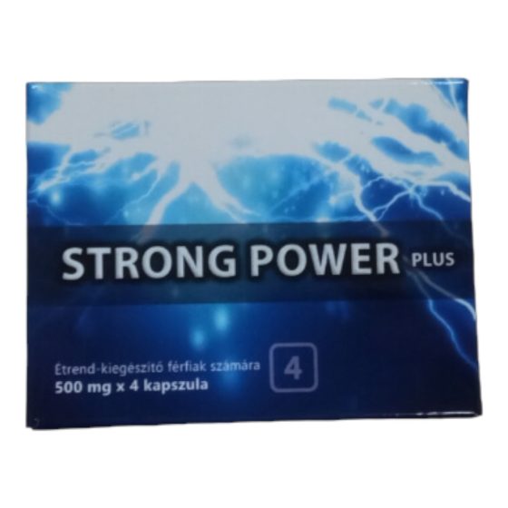 Strong Power Plus - Nahrungsergänzungskapsel für Männer (4 Stück)