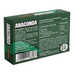   Anaconda - Natürliches Nahrungsergänzungsmittel für Männer (4 Stück)