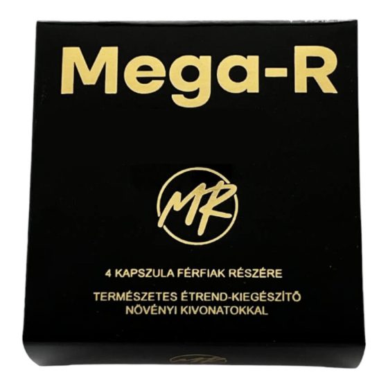MEGA R - Natürliches Nahrungsergänzungsmittel Kapsel für Männer (4 Stück)