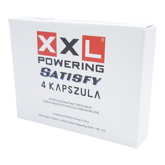 XXL Powering Satisfy - starke Nahrungsergänzung für Männer (4 Stück)