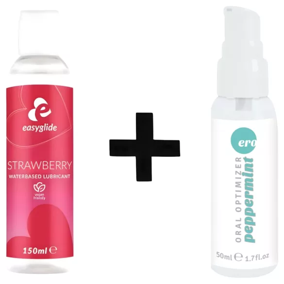 Oral-Sex-Starter-Set für Paare (Gel, Gleitmittel)