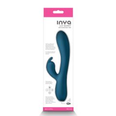   Inya Luv Bunny - wiederaufladbarer Vibrator mit Klitorisschaft (Türkis)