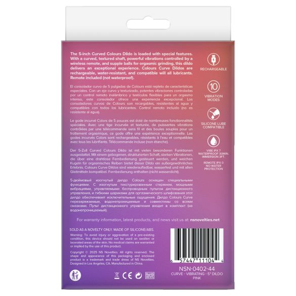 NS Novelties - 2in1 Klitorisstimulator und G-Punkt Vibrator (pink)