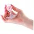NS Novelties - Transparenter Anal Plug - S (Rosa)