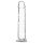Addiction Crystal - Saugfuß Dildo (transparent) - 18cm