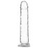 Addiction Crystal - Saugfuß Dildo (transparent) - 18cm