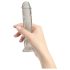 Addiction Crystal - Saugfuß Dildo (transparent) - 18cm