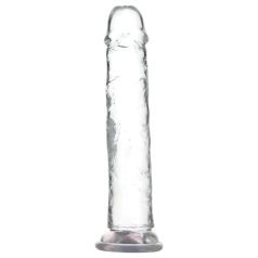 Addiction Crystal - Saugfußdildo (transparent) - 20cm