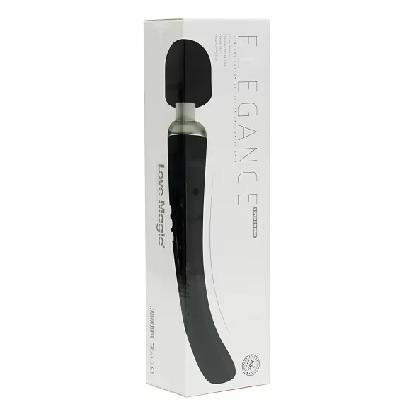 Love Magic Elegance Wand - Akku Massagestab Vibrator (schwarz)
