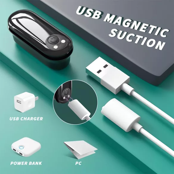 Sex HD - Akku, Fernbedienung, 4-teiliges Vibrator-Set (Grün)