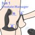 Sex HD Virgil: Penis- & Hodenring Prostata-Vibrator (schwarz)