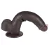 Lovetoy Sliding-Skin - Haftender, doppelwandiger Dildo - 20,8cm (braun)