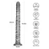 Lovetoy King Sized - extra großer Vibrator - 40,5 cm (grau)