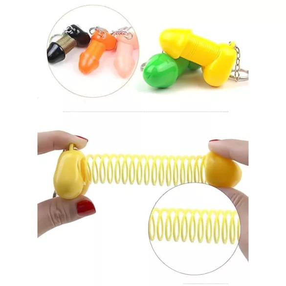 Roomfun - lustiger Penis-Schlüsselanhänger (natur)