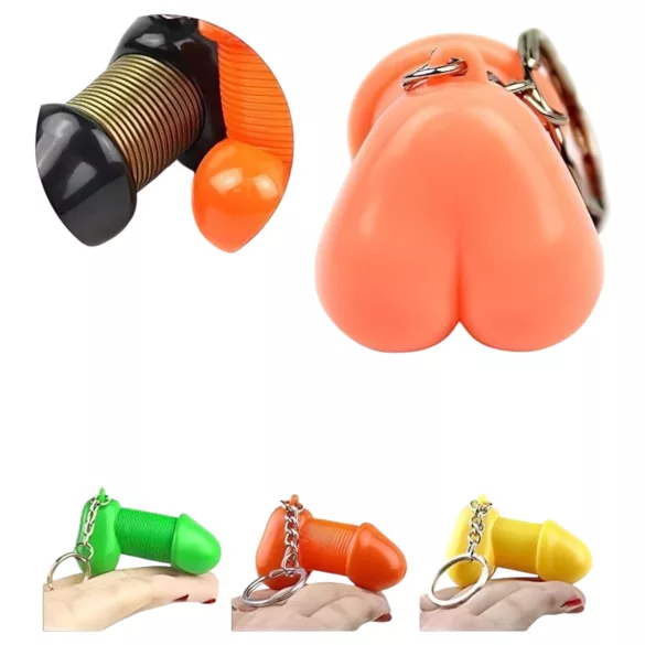 Roomfun - lustiger Penis-Schlüsselanhänger (natur)