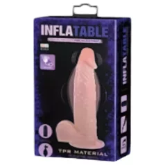   Baile Inflatable - aufblasbarer naturgetreuer Vibrator (naturfarben)