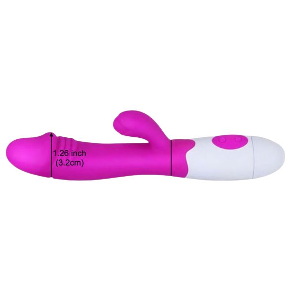 Pretty Love Snappy - Wasserdichter G-Punkt Vibrator mit Clitoral-Arm (lila)
