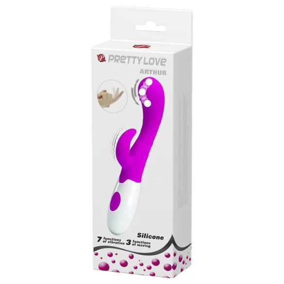 Pretty Love Arthur - G-Punkt Vibrator mit beweglichem Kopf (Lila)