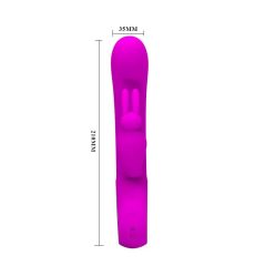   Pretty Love Webb - aufladbarer, wasserdichter Vibrator mit Klitorisarm (pink)