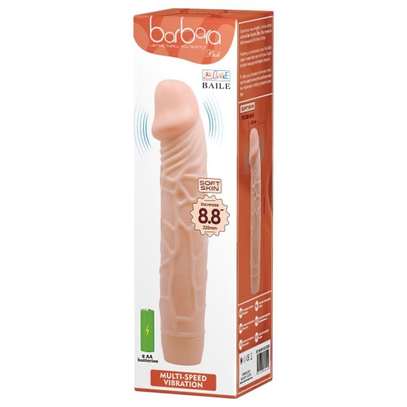 Baile Barbara - naturgetreuer Vibrator - 22,5 cm (natur)