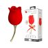 Pretty Love Rose Lover - 2in1 Zungen-Vibrator (rot)