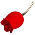Pretty Love Rose Lover - 2in1 Zungen-Vibrator (rot)