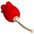 Pretty Love Rose Lover - 2in1 Zungen-Vibrator (rot)