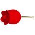 Pretty Love Rose Lover - 2in1 Zungen-Vibrator (rot)