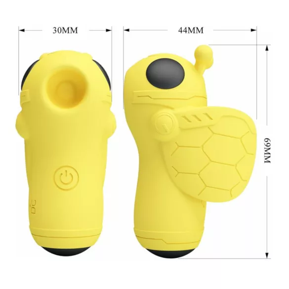 Pretty Love Magic Bee - Klitoris-Stimulationsfinger-Vibrator (gelb)