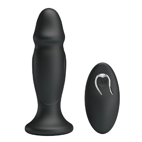 MR. PLAY - Akku Analdildo mit Fernbedienung (Schwarz)