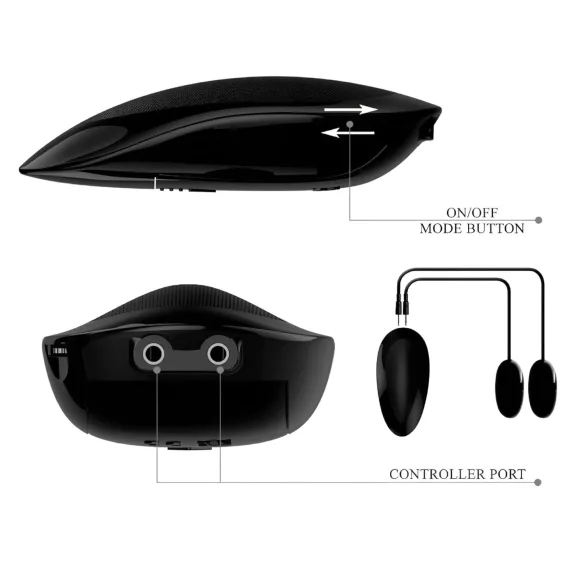 Crazy Bull - Naturgetreuer, vibrierender Masturbator in Po-Form