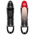 Pretty Love Cecelia - Vibrierender Penismantel mit Eichelring (Schwarz)