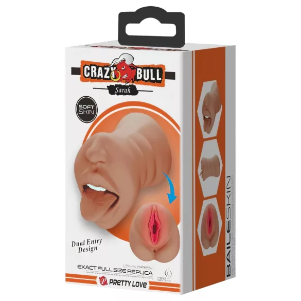 Crazy Bull - Mund- und Vaginal-Masturbator (natur)