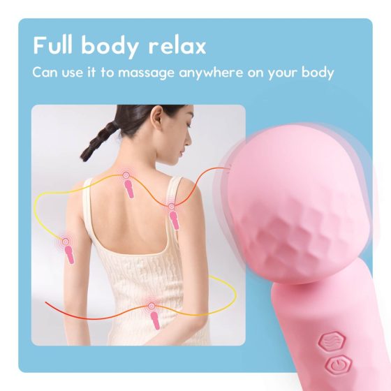Vibeconnect - wiederaufladbarer, wasserdichter Mini-Massagevibrator (rosa)
